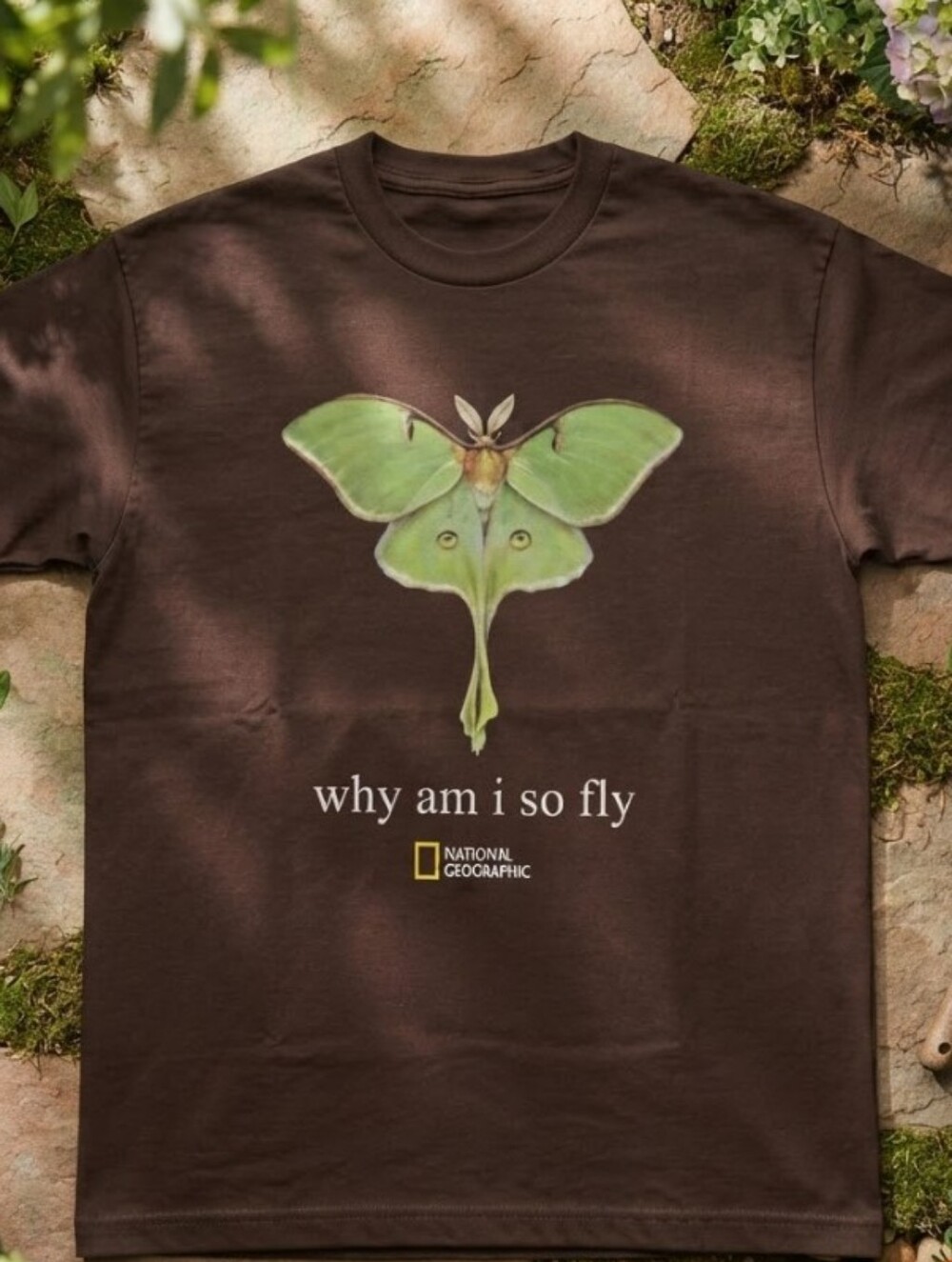 Why Am I So Fly T-Shirt National Geographic Luna Moth Graphic